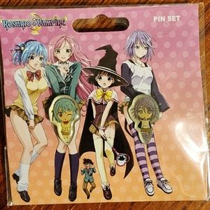 Rosario & Vampire pins